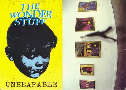 Promotional postcard for Unbearable and If The Beatles Had Read Hunter